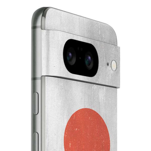 Japanese Flag Distressed Google Pixel 8 Skin
